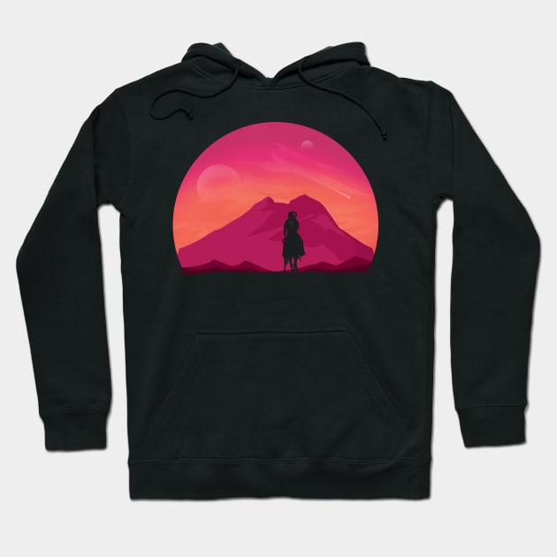 Rider from mars Hoodie by Sachpica